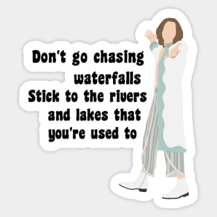 Chasing Waterfalls Sticker